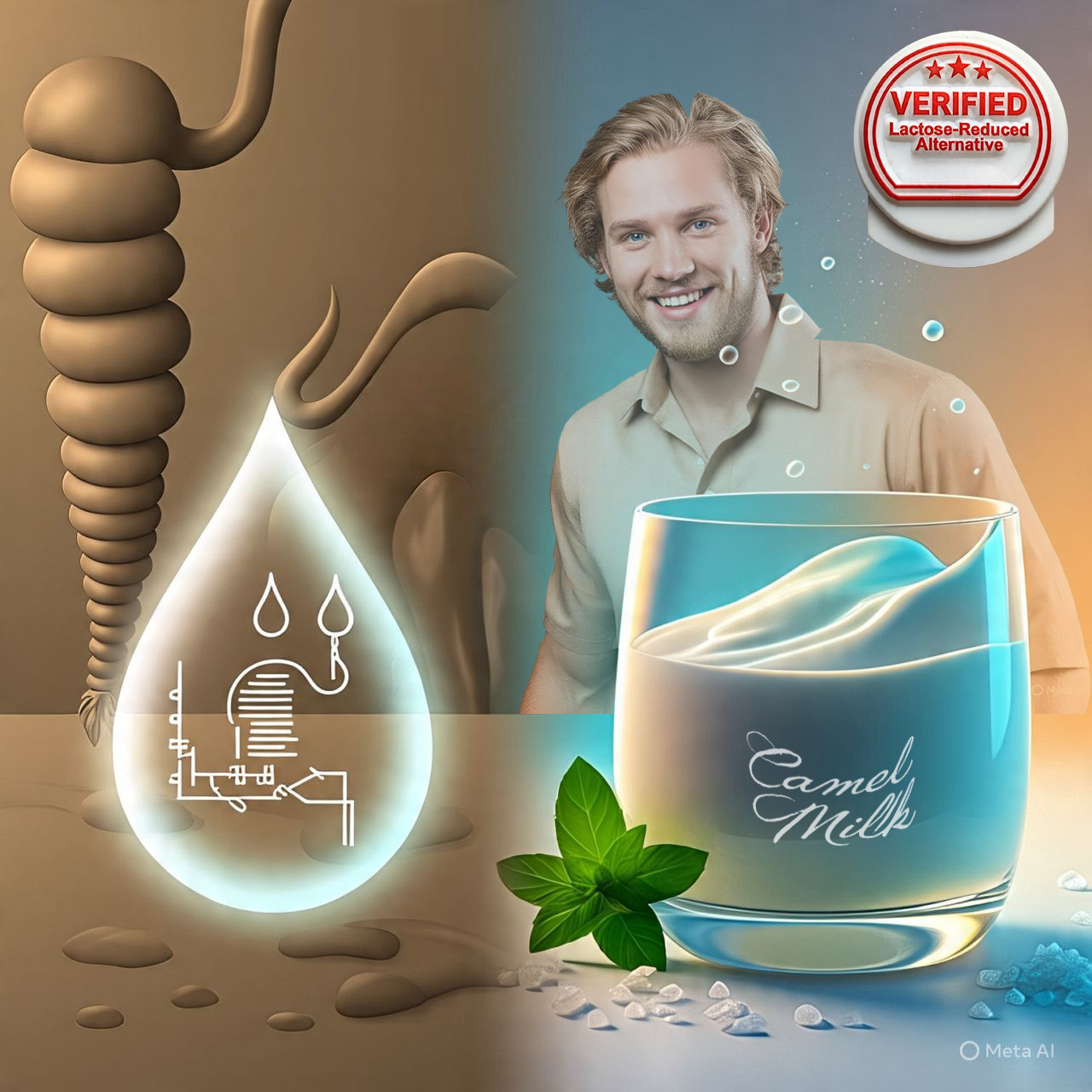 Camel Milk: Lactose-Reduced